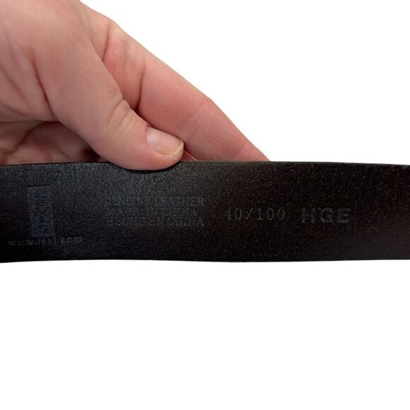 LEVI STRAUSS & CO. VINTAGE Brindle GENUINE LEATHER MENS BELT 40 11LV0204 - Picture 7 of 9